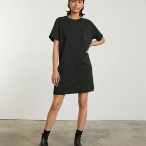 Everlane 100% Cotton Weekend Tee Dress Black Size Small